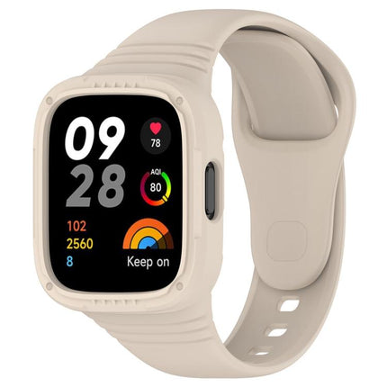 xDfind Solid Color Integrated Silicone Watch Band, For Xiaomi Redmi Watch 3