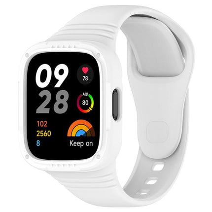 xDfind Solid Color Integrated Silicone Watch Band, For Xiaomi Redmi Watch 3