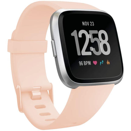 xDfind Solid Color Silicone Watch Band For Fitbit Versa 2, S