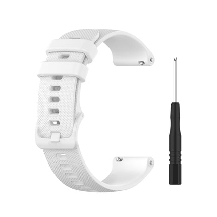 Quick Release Small Grid Texture Strap with Utility Knife, Size: Free Size 22mm, For Garmin Forerunner 745