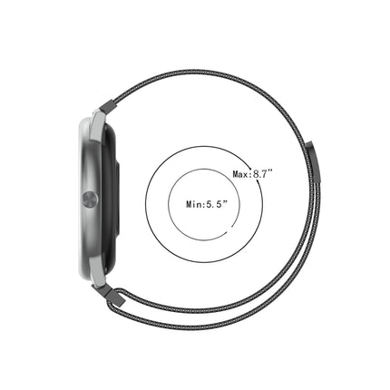 Milanese Casual Magnetic Strap, Size: Free Size, For Xiaomi Haylou Solar LS05