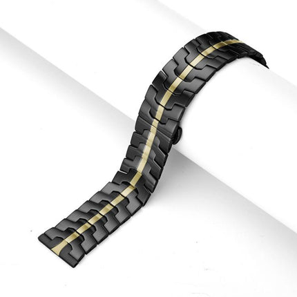 xDfind Butterfly Buckle Stainless Steel Watch Band, 22mm