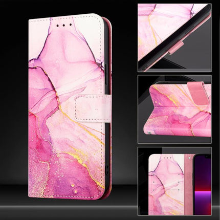 PT003 Marble Pattern Flip Leather Phone Case, For Doogee N60 Pro
