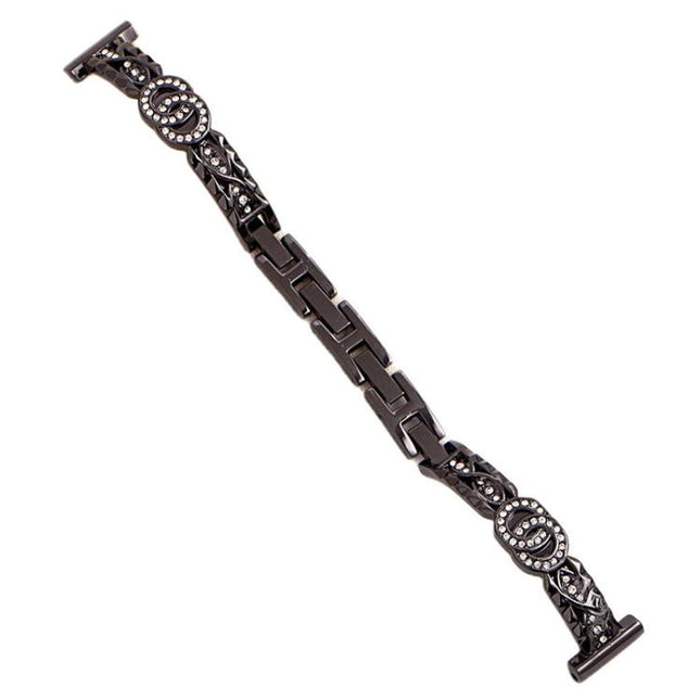 xDfind Thin Bracelet Diamond Metal Stainless Steel Watch Band, 14mm