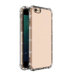 Straight Edge Dual Bone-bits Shockproof TPU Clear Case, For iPhone 6 / 6s, For iPhone 6 Plus / 6s Plus, For iPhone 7 Plus / 8 Plus, For iPhone 11 Pro, For iPhone 11, For iPhone 12 mini, For iPhone 12, For iPhone 12 Pro, For iPhone 12 Pro Max