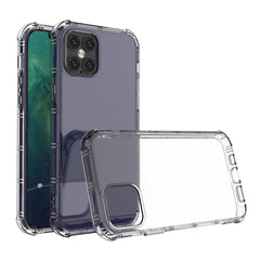 Straight Edge Dual Bone-bits Shockproof TPU Clear Case, For iPhone 6 / 6s, For iPhone 6 Plus / 6s Plus, For iPhone 7 Plus / 8 Plus, For iPhone 11 Pro, For iPhone 11, For iPhone 12 mini, For iPhone 12, For iPhone 12 Pro, For iPhone 12 Pro Max