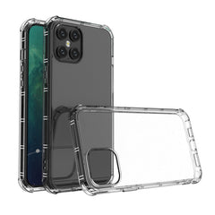 Straight Edge Dual Bone-bits Shockproof TPU Clear Case, For iPhone 6 / 6s, For iPhone 6 Plus / 6s Plus, For iPhone 7 Plus / 8 Plus, For iPhone 11 Pro, For iPhone 11, For iPhone 12 mini, For iPhone 12, For iPhone 12 Pro, For iPhone 12 Pro Max