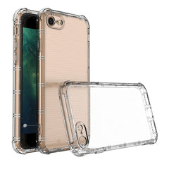 Straight Edge Dual Bone-bits Shockproof TPU Clear Case, For iPhone 6 / 6s, For iPhone 6 Plus / 6s Plus, For iPhone 7 Plus / 8 Plus, For iPhone 11 Pro, For iPhone 11, For iPhone 12 mini, For iPhone 12, For iPhone 12 Pro, For iPhone 12 Pro Max