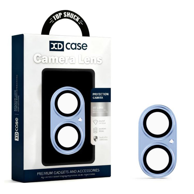 XDcase Armor Full-Coverage Frosted Metal Camera Lens Ring Film, For iPhone 17