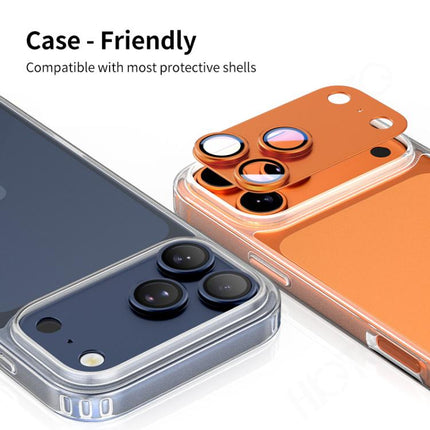 XDcase Armor Full-Coverage Frosted Metal Camera Lens Ring Film, For iPhone Air