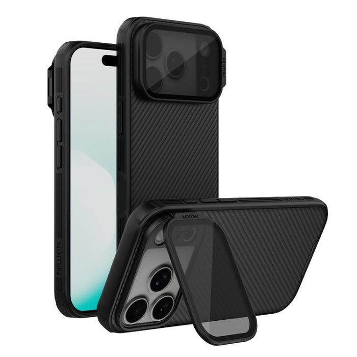 NILLKIN Black Mirror Prop CD Texture Transparent Mirror Cover Phone Case, For iPhone 18 Pro, For iPhone 18 Pro Max, For iPhone 17 Pro Max, For iPhone 17 Pro