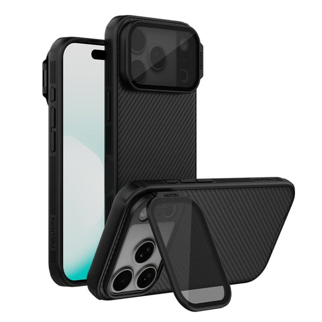 NILLKIN CamShield Prop Texture Transparent Mirror Cover MagSafe Magnetic PC Phone Case, For iPhone 18 Pro, For iPhone 18 Pro Max, For iPhone 17 Pro Max, For iPhone 17 Pro