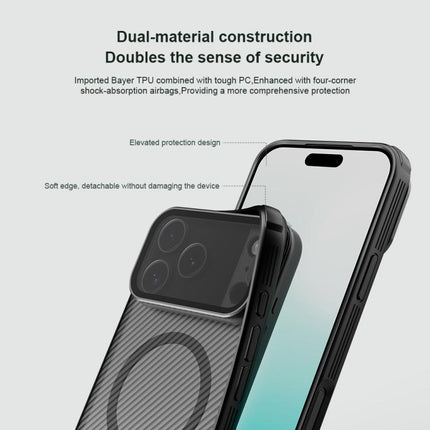 NILLKIN CamShield Prop Transparent Mirror Cover MagSafe Magnetic Translucent PC Phone Case, For iPhone 17 Pro Max, For iPhone 17 Pro