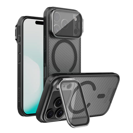 NILLKIN CamShield Prop Transparent Mirror Cover MagSafe Magnetic Translucent PC Phone Case, For iPhone 17 Pro Max, For iPhone 17 Pro