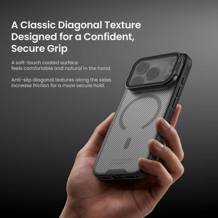 NILLKIN CamShield Prop Transparent Mirror Cover MagSafe Magnetic Translucent PC Phone Case, For iPhone 18 Pro, For iPhone 18 Pro Max, For iPhone 17 Pro Max, For iPhone 17 Pro
