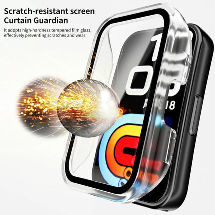 xDfind Tempered Film Integrated PC Watch Protective Cover, For Huawei Band 10 / 9 / 8