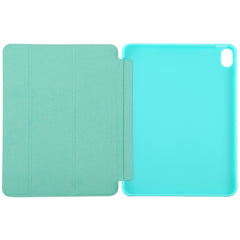 Silicone 3-Folding Full Coverage Leather Case, For iPad Air 2022 / 2020 10.9