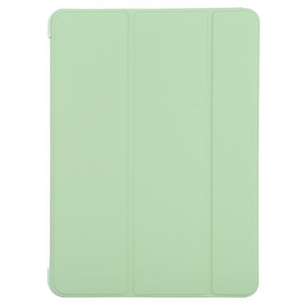 Silicone 3-Folding Full Coverage Leather Case, For iPad Air 2022 / 2020 10.9