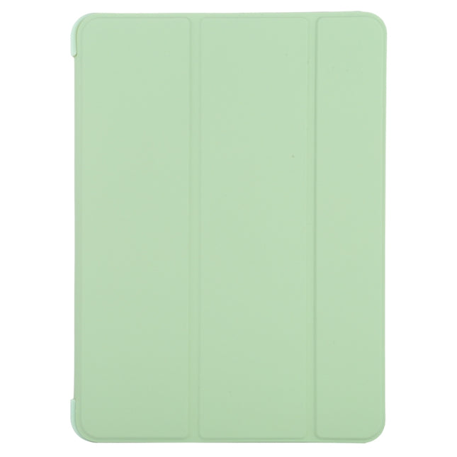 Funda de cuero de cobertura total con 3 pliegues de silicona para iPad Air 2022/2020 10.9