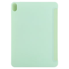 Silicone 3-Folding Full Coverage Leather Case, For iPad Air 2022 / 2020 10.9