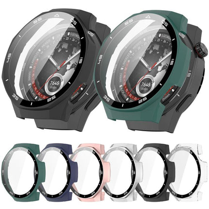xDfind Graduated Style Tempered Film Integrated PC Watch Protective Cover, For Huawei Watch GT 5 Pro 46mm, For Huawei Watch GT 5 Pro 42mm