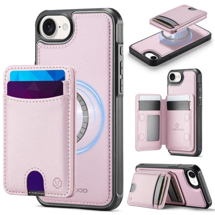 JEEHOOD J10 Flip Card Bag MagSafe Split RFID Leather Phone Case, For iPhone 18 Pro, For iPhone 18 Pro Max, For iPhone 17e / 16e, For iPhone 17 Pro Max