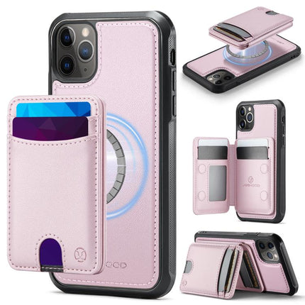 JEEHOOD J10 Flip Card Bag MagSafe Split RFID Leather Phone Case, For iPhone 12 Pro, For iPhone 11 Pro Max, For iPhone 11, For iPhone 11 Pro