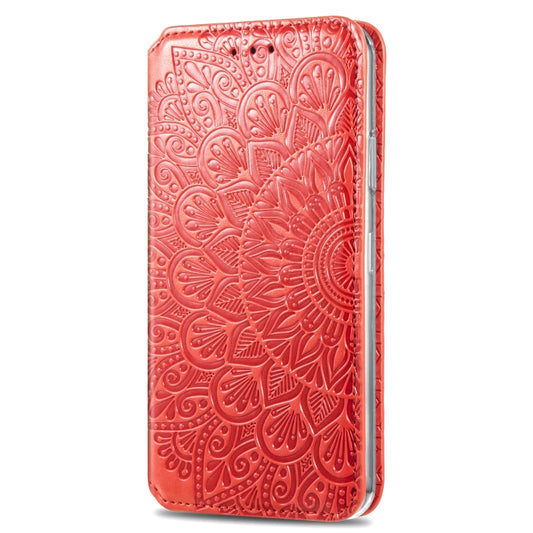 Blooming Mandala Embossed Pattern Magnetic Horizontal Flip Leather Case with Holder & Card Slots & Wallet, For iPhone 11 Pro, For iPhone 11, For iPhone 11 Pro Max