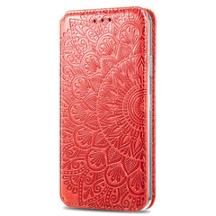 Blooming Mandala Embossed Pattern Magnetic Horizontal Flip Leather Case with Holder & Card Slots & Wallet, For iPhone 11 Pro, For iPhone 11, For iPhone 11 Pro Max