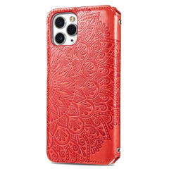 Blooming Mandala Embossed Pattern Magnetic Horizontal Flip Leather Case with Holder & Card Slots & Wallet, For iPhone 11 Pro, For iPhone 11, For iPhone 11 Pro Max