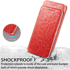 Blooming Mandala Embossed Pattern Magnetic Horizontal Flip Leather Case with Holder & Card Slots & Wallet, For iPhone 11 Pro, For iPhone 11, For iPhone 11 Pro Max