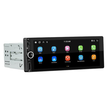 F6021 6.86 inch IPS Screen Car 1Din MP5 Player Support CarPlay & Android Auto, F6021