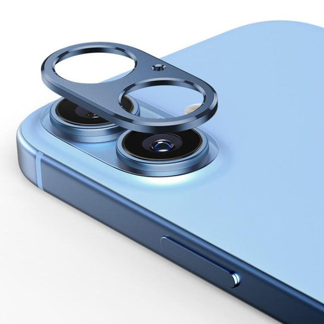 XDcase Titanium Alloy Hollow Camera Lens Protector, For iPhone 16 / 16 Plus