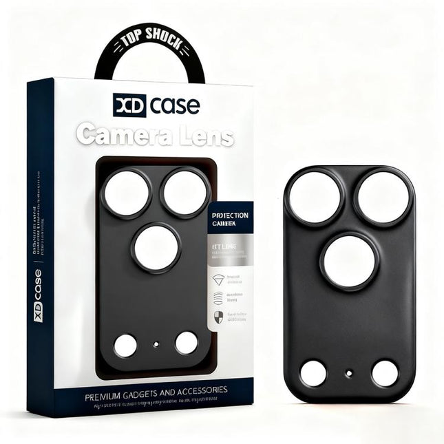 XDcase Titanium Alloy Hollow Camera Lens Protector, For iPhone 17 Pro Max, For iPhone 17 Pro