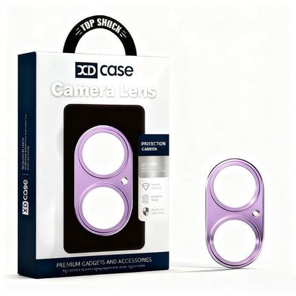 XDcase Titanium Alloy Hollow Camera Lens Protector, For iPhone 17