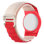 For AirTag 2nd Gen / AirTag 1st Gen / Beige Red