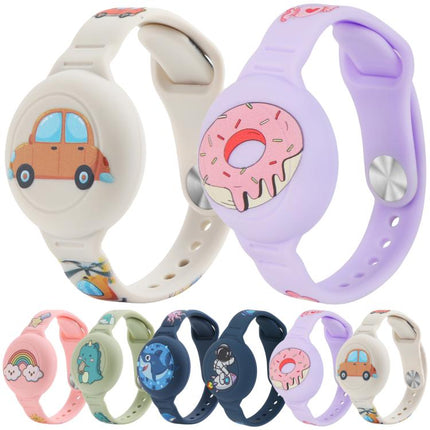 xDfind Cartoon Silicone Band Style Anti-lost Tracker Protective Cover, For AirTag 2nd Gen / AirTag 1st Gen