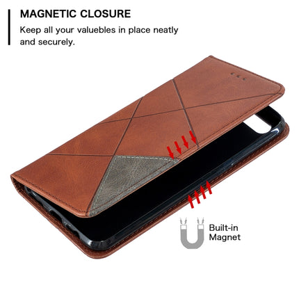 Prismatic Invisible Magnetic Horizontal Flip Leather Case with Holder & Card Slots & Photo Frame, For OPPO A5