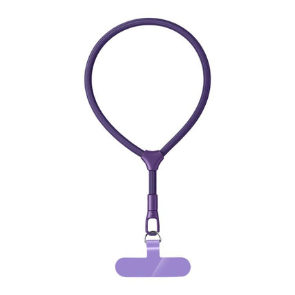Racket Shape 7mm Polyester Rope with Gasket Adjustable Phone Wrist Lanyard