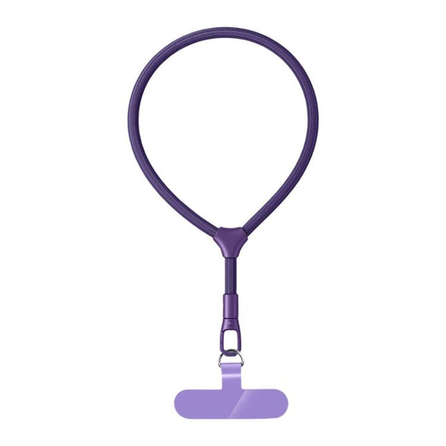 Racket Shape 7mm Polyester Rope with Gasket Adjustable Phone Wrist Lanyard