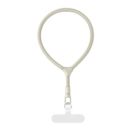 Racket Shape 7mm Polyester Rope with Gasket Adjustable Phone Wrist Lanyard