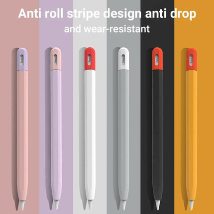 XDcase Contrast Color Silicone Protective Stylus Pen Case, For Apple Pencil Pro / 2, For Apple Pencil Pro / 2 / 1, For Apple Pencil USB-C / 3
