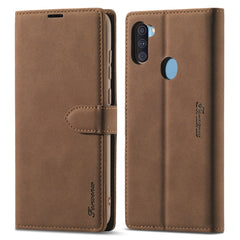 Forwenw F1 Series Matte Strong Magnetism Horizontal Flip Leather Case with Holder & Card Slots & Wallet & Photo Frame, For Samsung Galaxy A11, For Samsung Galaxy A21s, For Samsung Galaxy Note 9, For Samsung Galaxy Note 10, For Samsung Galaxy Note 10+��...