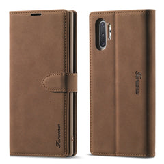 Forwenw F1 Series Matte Strong Magnetism Horizontal Flip Leather Case with Holder & Card Slots & Wallet & Photo Frame, For Samsung Galaxy A11, For Samsung Galaxy A21s, For Samsung Galaxy Note 9, For Samsung Galaxy Note 10, For Samsung Galaxy Note 10+��...