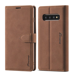 Forwenw F1 Series Matte Strong Magnetism Horizontal Flip Leather Case with Holder & Card Slots & Wallet & Photo Frame, For Samsung Galaxy S10+, For Samsung Galaxy S20, For Samsung Galaxy S20+