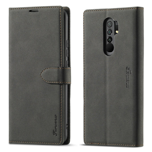 Forwenw F1 Series Matte Strong Magnetism Horizontal Flip Leather Case with Holder & Card Slots & Wallet & Photo Frame, For Xiaomi Redmi 9, For Xiaomi Redmi 9C, For Xiaomi Redmi Note 8, For Xiaomi Redmi Note 9, For Xiaomi Redmi Note 9S / 9 Pro / 9 Pro Max