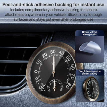 High-precision Pointer-type Luminous Car Thermometer Hygrometer, Thermometer Hygrometer