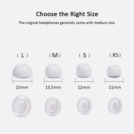XDcase 3 Pairs Silicone Earplugs with Pressure Relief Holes L / M / S Size, L / M / S