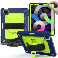 Contrast Color Robot Shockproof Silicone + PC Protective Case with Holder, For iPad Air 2022 / 2020 10.9, For Samsung Galaxy Tab A7 10.4 (2020) T500/T505