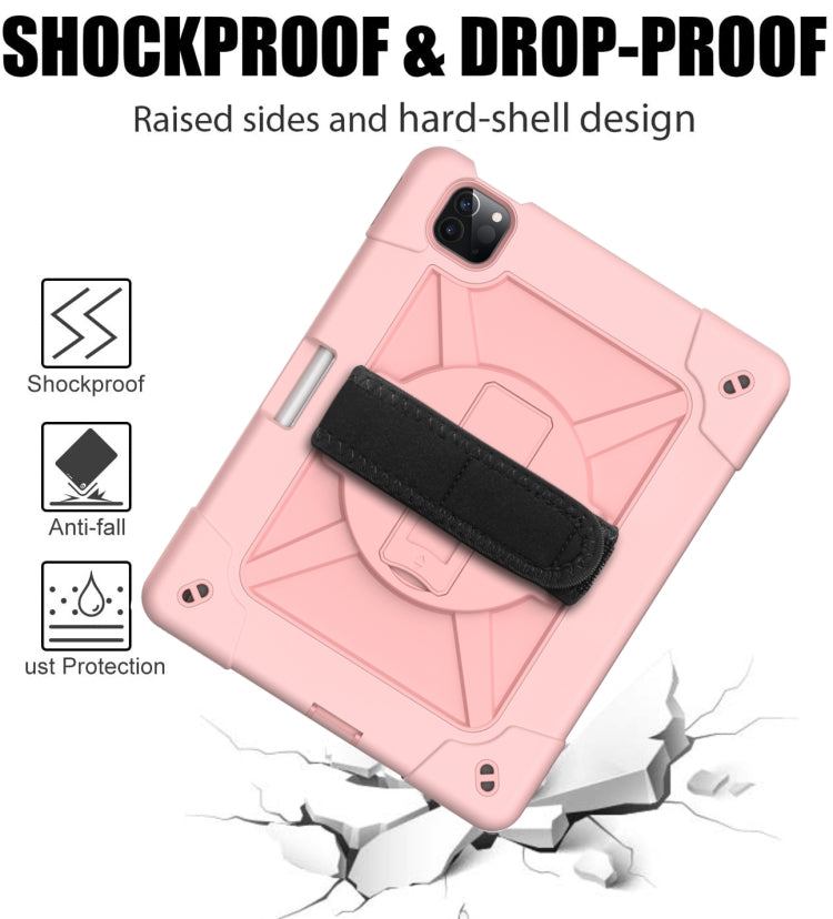 Funda protectora de silicona y PC a prueba de golpes con diseño de robot en color de contraste y soporte para iPad Air 2022/2020 10.9 y Samsung Galaxy Tab A7 10.4 (2020) T500/T505